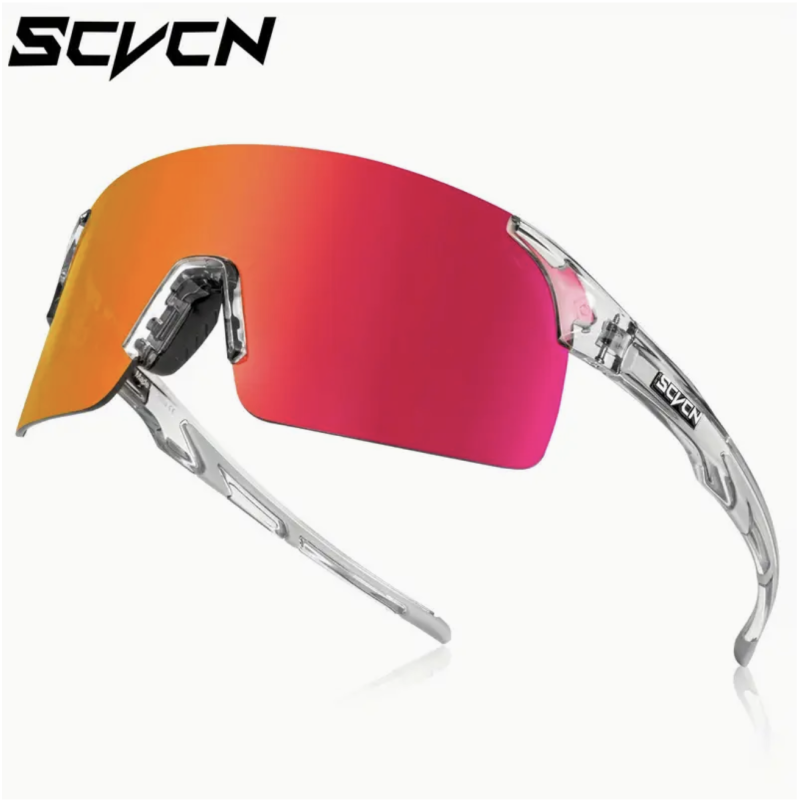 Okulary sportowe SCVN Crystal Clear – Red-Orange, UV400 Okulary sportowe SCVN Crystal Clear – Red-Orange, UV400